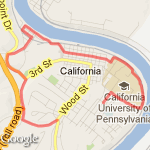 Coal Center #2  3.36 route map