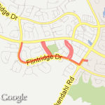 4/5 miler from Starbucks Kuykendahll route map