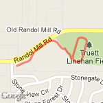 Track mile route there and back route map