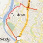 Scenic 10 miler route map