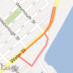 SuperWalk 1K route map