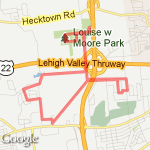 Norte Dame route map