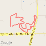 warrior dash route map