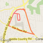 Home Stretch route map