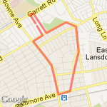 3 mile run route map