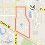 Neighborhood Loop route map