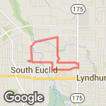 Richmond-Edsal-bridge route map