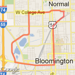 7 mile, through wesleyan route map