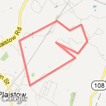 Crane Crossing Loop route map