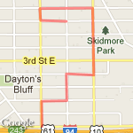 minneapolis route map