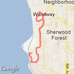 Dogwood Lane loop route map