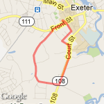 Browning Morning Run route map