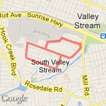 Jog In the hood route map