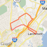 Forest/Weaver/Chatsworth route map