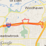 Brentwood Uphill route map