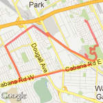  To St. Clair route map