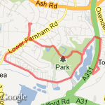 AHT 3.9 miles route map