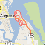 7 mile island-conch circle route map