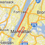 Riverside  route map