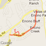 Caliza only route map