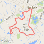5 mile Norfolk route map