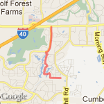 4 Mile Route route map