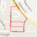 1 Mile Route route map