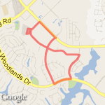 3 miler Villa Sports route map