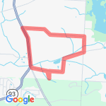 5 Miles route map
