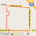 weenie run route map