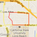 weenie run but around the school route map