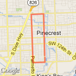 5 mile pinecrest route map