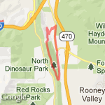 Hogback Ridge Run route map