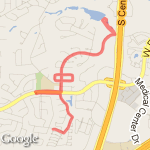 Normal Workout route map