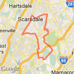 10.7 Miles Scarsdale route map