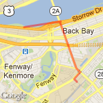 Circuit Run route map