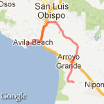 mesa to slo to old port route map