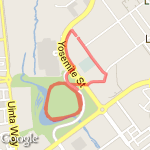 2 laps around the park and back route map