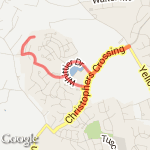 Whittier Pond Hill route map