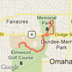 Memorial park 3 route map