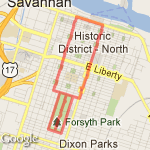 Abercorn Barnard 4 miles route map