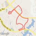 4miler From Villa route map