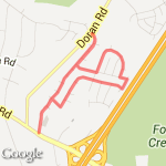 3.3 Miles--Flat route map