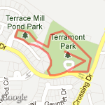 Terramont Hill route map