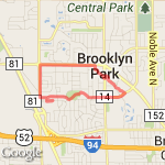 3.78 miles route map