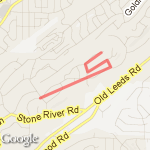 2 mile loop  route map