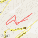 3 mile loop  route map