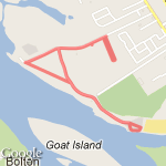 Meldrum Bar Park route map