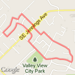 Looping the hood route map