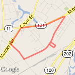 Chris' Run route map